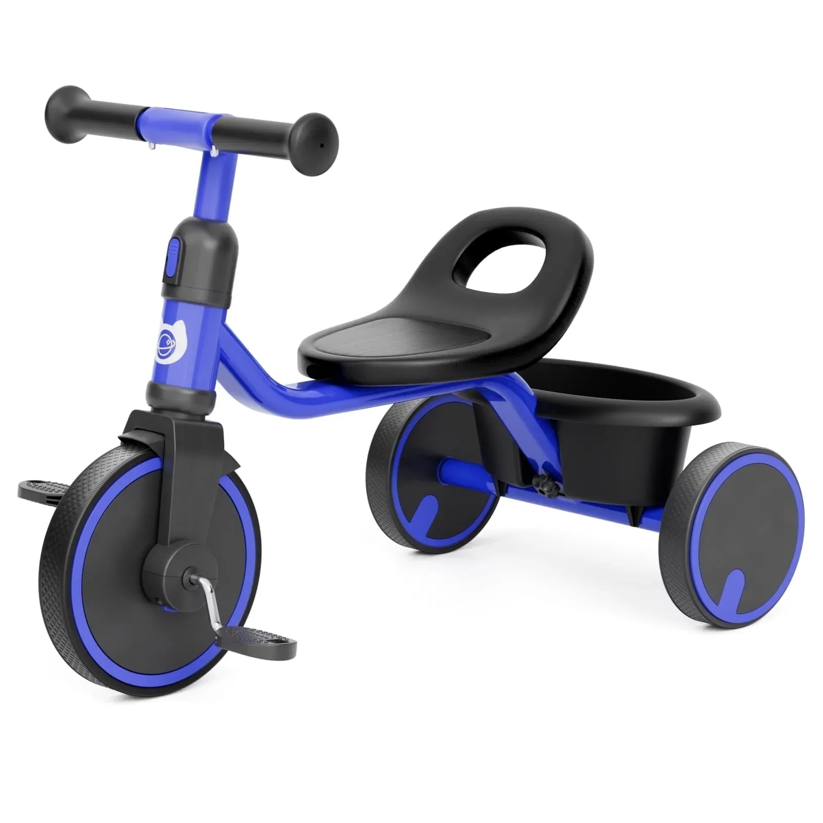 Toddler Tricycle for Ages 2 to 5 - Adjustable Seat and Storage Basket